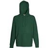 Fruit of the Loom - Felpa Leggera con Cappuccio - Uomo (XL) (Verde Bottiglia)