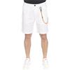 SUN68 Bermuda Uomo B33101 Pantaloncino Chino Fold Sun 68 (33, Bianco)