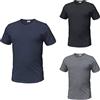 Enrico Coveri 3 t-Shirt Uomo Mezza Manica Girocollo Cotone bielatico Art ET1000 (5/L, Nero/Blu/Grigio)