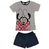 Nada Home Pigiama Corto Bambina Disney Minnie Mouse Completo t-Shirt e Shorts Cotone 3986