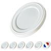XILMARK Coperchi Yogurt compatibili con la Fermière, Coperchi Yogurt 67 mm, Coperchi Yogurt Riutilizzabili, Coperchio Bicchieri Yogurt, Coperchio in plastica per Barattoli grandi di Yogurtera pack 6