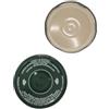 OPIROS Capsule Twist Off Con Flip Diametro mm.63 Con Bottone Centrale Di Controllo Clic Clac Per Barattoli In Vetro Coperchi Per Conserve Marmellate Passate Pomodoro Confetture (20)