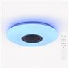 Horevo LED Plafoniere a led da Soffitto Telecomando Luci with Bluetooth Oratore Multi Color Cambiamento e Dimmerabile, 36W 50cm, Bianco/Caldo 3000K-6500K, 3000LM, Smartphone APP (, Certificato CE)