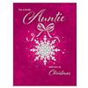 Piccadilly Greetings Biglietto di auguri di Natale classico per zia, 20 x 15 cm
