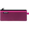 Leitz WOW Astuccio a 2 Scomparti, Cerniera in Nylon, Lavabile, Adatta come Astuccio, Formato M (21 x 8.5 cm), Fucsia, 40120023