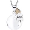 MAMIJUX Chiama Angeli Orsetto Mamma Idea Regalo Gravidanza Collana Donna Richiamo degli Angeli Catenina Acciaio