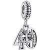 MariaFonte Charm New 2025 Compatibile Tutte Marche Bracciali Collane 40 Anni Compleanno Anniversario Laurea Ciondoli Originale Bead Argento 925 Mamma Portafortuna Cuore Famiglia Natale Donna