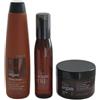 LAKMÉ Lakme K.Therapy Bio-argan - Set di 3 shampoo, 300 ml, 250 ml e olio per capelli in omaggio, 125 ml