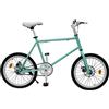 SHZICMY Bicicletta per bambini da 20 pollici, per bambini/ragazzi, altezza adatta per bambini, 130-155 cm, colore verde