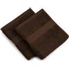 Gözze - Asciugamano New York, Set da 2 Pezzi, Morbido e Assorbente, 100% Cotone, 50 x 100 cm - Moka