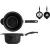 Home Granchef Paiolo Antiaderente con 1 Manico, Alluminio, Nero, 26 cm