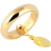 UNOAERRE Fede Nuziale Unoaerre Classica da 10 grammi oro giallo 18kt