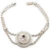 Marrocu Gioielli - Bracciale Bottone Sardo Argento con Pietra