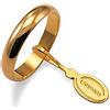 UNOAERRE Fede Nuziale Unoaerre Classica da 5 grammi oro giallo 18kt