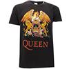 t-shirteria T-Shirt Nera Queen - Maglietta Originale (XXL)