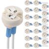 DiCUNO G4 Base Bi-Pin, G4, G6.35, GY6.35, GX5.3 MR16, GZ4 MR11, 20 Pezzi | Presa connettore Filo per portalampada Lampada a LED