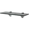vidaXL Mensola Galleggiante in Vetro 30x10 cm Ripiano Muro Espositore Scaffale