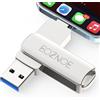 EOZNOE Chiavetta USB 256GB,Chiavetta USB per i Phone Pen Drive Storage Esterno per Salvare più Foto Video,Chiavetta USB3.0 Memoria Penna ad Alta Velocità Compatibile con i-phone/i-pad/Android/pc