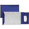 MyGadget Sleeve Microfibra & Similpelle per Apple Macbook Air Pro Retina/USB C 13 - Custodia PU Leather Cover Protettiva Resistente - Astuccio Blu