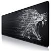 TITANWOLF - Grande Tappetino Mouse da Gioco - XXXL Oversize Mousepad - Dimensione 1200x400mm - XXL Formato Oversize da scrivania e Tavolo - per Mouse e Tastiera - Epsilon Nero