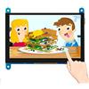 ELECROW Monitor Touchscreen per Raspberry Pi, ELECROW Touch Screen capacitivo da 7 pollici 1024 * 600 HDMI Raspberry Pi Touch Display Compatibile con Raspberry pi 4 3 2 Windows