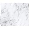younikat Tappetino per mouse effetto marmo I 24 x 19 cm I Tappetino per mouse in bianco grigio I Dimensioni standard, antiscivolo I Semplice e moderno I Granito effetto pietra I dv637