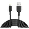 Anker cavo lightning, PowerLine II cavo di ricarica iPhone, certificato MFi per iPhone 13/12/11/Pro/XS/XS Max/XR/X/8/8 Plus/7/7 Plus/6s/6/6 Plus (nero, 3 m)
