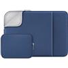 RAINYEAR make life easier RAINYEAR Custodia da 11 pollici con fodera morbida, tasca frontale e tasca portaoggetti per MacBook Air da 11,6 pollici, MacBook Neo da 13 pollici, notebook e Chromebook da 11 pollici, Blu Navy