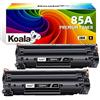 Koala Compatibili Cartuccia Toner Sostituzione per HP 85A CE285A per HP LaserJet Pro P1102 P1102w P1106 M1132 M1212nf M1217nfw MFP Stampante (Nero, Pacco din 2)