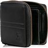 MATADOR® - Portafoglio da uomo e da donna con chiusura a cerniera e protezione RFID, Nero , 13x2x10 CM,