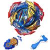 Dereine Bey Blade Burst Bayblades Metal Fusion Trottola Metallo con Lanciatore e Maniglia, Bey Blade Giocattolo Set Regali per Bambini (B)