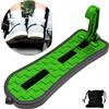 NATGIC Passo della Porta dell'Auto, Esteso Pedale della Porta dell'automobile Pedale dell'automobile Antiscivolo Multifunzionale del Tetto con Martello di Sicurezza Doorstep (21.5cm, Verde)