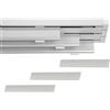 TENDEEVOLUTION Bastone per Tenda a Pannello con Binario a 3 Vie, Personalizzabile, Apertura a Corda o Manuale, Binario Tende a Pannello per Interni, Finestre, Porte o Separè, Attacco a Soffitto o Parete (160CM)
