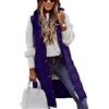 ticticlily Giacche Donna Invernale senza Maniche Gilet di Piumino Lungo Trapuntato con Cappuccio Cappotto Giubbotto Smanicato Autunno Outdoor Zip Vest per Donna A Beige M A Viola L