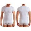 Enrico Coveri 3 t-Shirt Uomo Mezza Manica Girocollo Cotone bielatico Art ET1000 (7/XXL, Bianco)