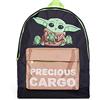 Star Wars The Mandalorian Baby Yoda Precious Cargo - Zaino per bambini, colore: nero, Nero , Taglia unica