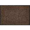 Misento Andiamo Zerbino di Alta Qualità Wash & Clean - Resistente per Ingresso Casa - Interno o Esterno Coperto - Assorbente 90 x 120 cm Marrone