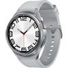 Samsung Galaxy Watch6 Classic LTE 47mm Smartwatch Fitness Tracker, Monitoraggio Benessere, Batteria a lunga durata, Ghiera Interattiva in Acciao Inox, Silver [Versione italiana]
