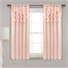 Lush Decor Set di tende per finestre Circle Dream, per soggiorno, sala da pranzo, camera da letto (coppia), 137 x 160 cm (larghezza x lunghezza), colore cipria