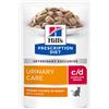 Hill's Prescription Diet 24 x 85 g umido in busta per gatti - c/d Urinary Stress Pollo