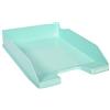 Exacompta - Cod.113263D - Confezione da 6 Vaschette portacorrispondenza Combo Midi Aquarel per formato A4+ - Impilabili - Capacità 500 fogli 80 gr - Dimensioni : 34,7 x 25,5 x 6,5 cm - Verde pastello