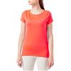 Under Armour HeatGear Armour Maglietta a Maniche Corte, Donna, (628) Beta / / Iridescent, L/XL