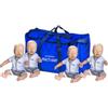Doctorpoint Manichino Lattante Practi-Baby Per Rcp - Set 4 Pz - Con Borsa Di Trasporto