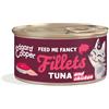 Edgard & Cooper Sfilaccetti per Gatti Adulti Tonno Fresco con Pollo in Brodo di Pesce 70 g