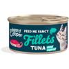 Edgard & Cooper Sfilaccetti per Gatti Adulti Tonno Fresco con Calamari in Brodo di Pesce 70 g