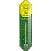 Nostalgic-Art Termometro analogico, John Deere - all Kinds of Weather - Idea Regalo per Amanti dei trattori, in Metallo, Design Vintage, 6,5 x 28 cm