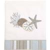 Avanti Linens Collezione By The Sea, Cotone, Bianco, Asciugamano Mani