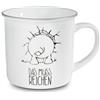 NICI 45029 Tazza Ich bin hier, in porcellana, 400 ml