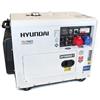 Hyundai 65230 DHY8500SE-T - Gruppo Elettrogeno Silenziato Full Power 6 kW - + KIT ATS 230V + 400V