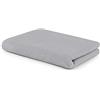 SETEX Coperta a nido d'ape, versatile in 100% cotone, adatta come copriletto, coperta estiva, coperta per esterni e altro ancora, 150 x 200 cm, grigio argento